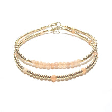 Load image into Gallery viewer, dotted sunstone bracelet