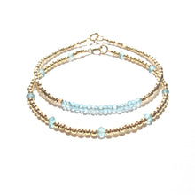 Load image into Gallery viewer, dotted apatite bracelet