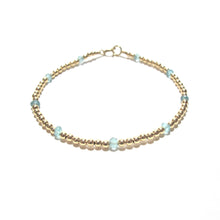 Load image into Gallery viewer, dotted apatite bracelet