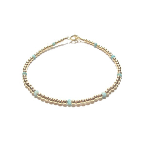 dotted amazonite bracelet