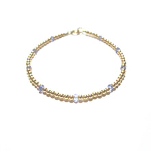 Load image into Gallery viewer, dotted tanzanite bracelet
