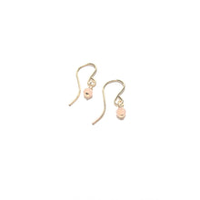 Load image into Gallery viewer, hook earrings with sunstone