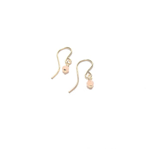 hook earrings with sunstone