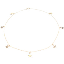 Load image into Gallery viewer, multi stars necklace