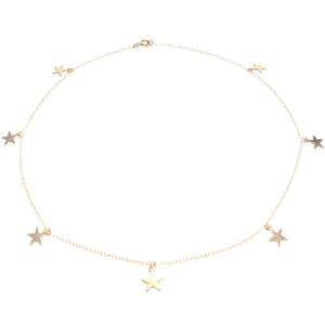 multi stars necklace