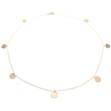 Load image into Gallery viewer, multi discs necklace