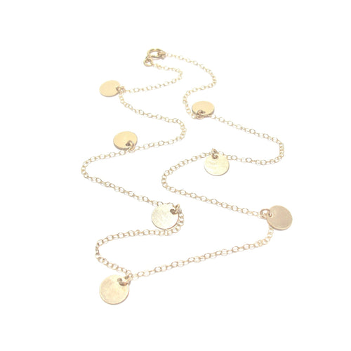 multi discs necklace
