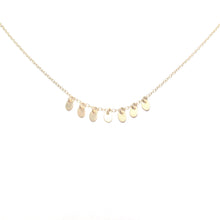 Load image into Gallery viewer, oval discs cluster necklace