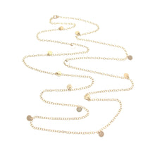 Load image into Gallery viewer, long multi discs necklace