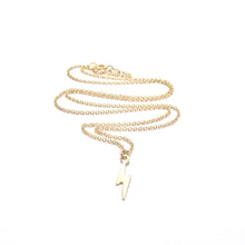 Load image into Gallery viewer, small lightning bolt necklace