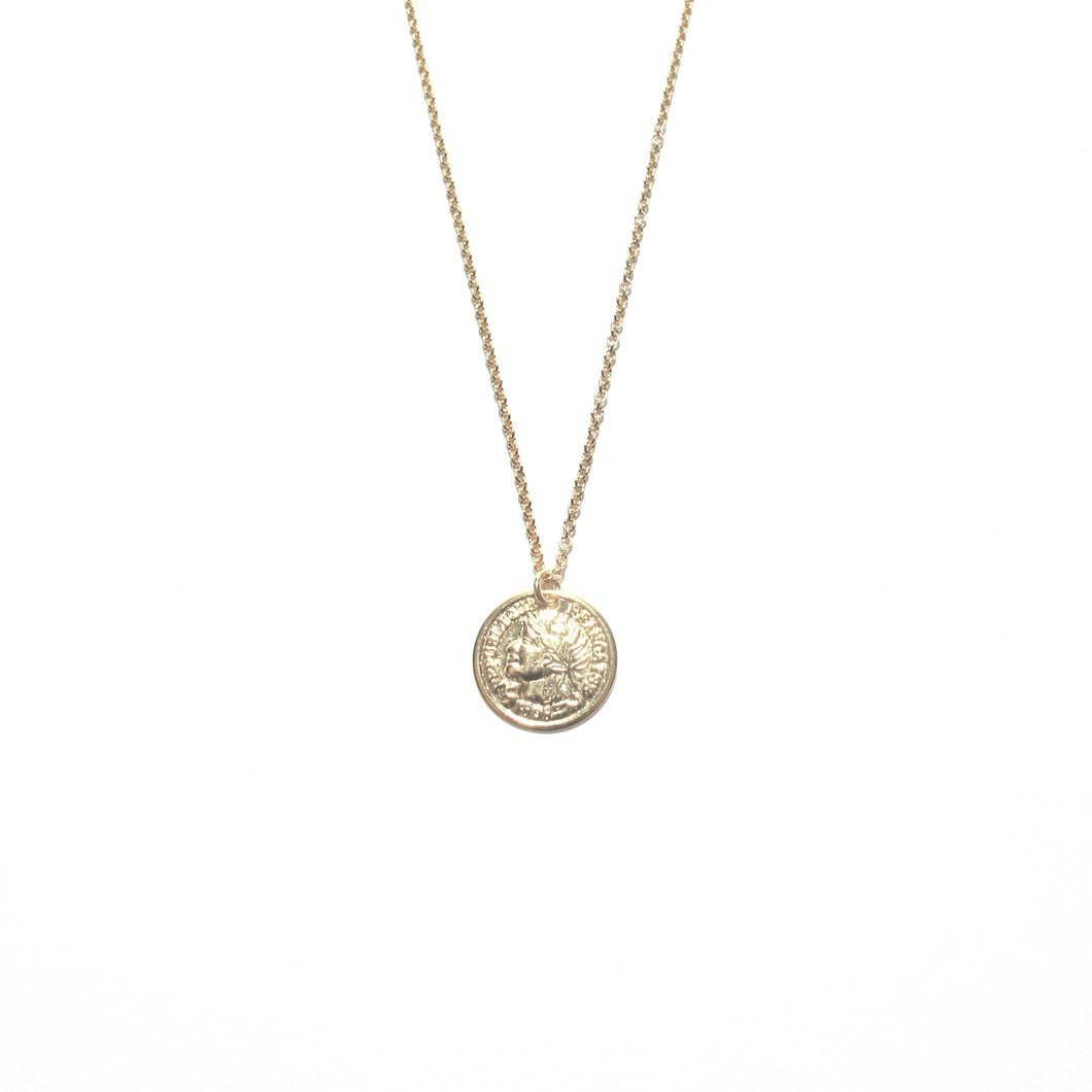 small coin necklace