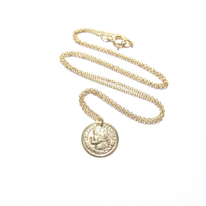 small coin necklace
