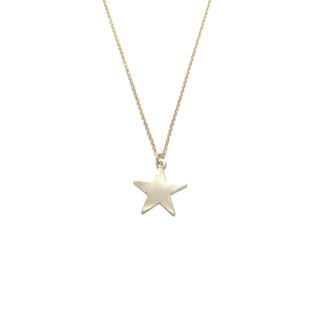 large star charm necklace