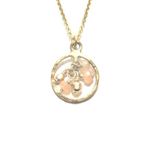 Load image into Gallery viewer, sunstones in a ring necklace