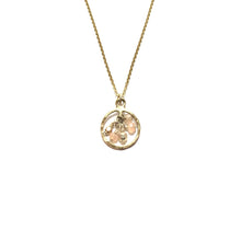 Load image into Gallery viewer, sunstones in a ring necklace
