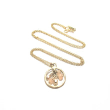 Load image into Gallery viewer, sunstones in a ring necklace