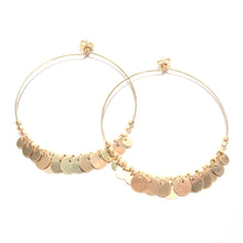 Load image into Gallery viewer, multi disc large hoop earrings