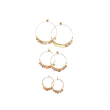 Load image into Gallery viewer, multi disc large hoop earrings