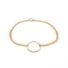 Load image into Gallery viewer, double chain ring bracelet
