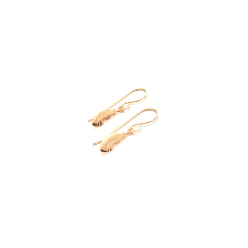 feather hook earrings