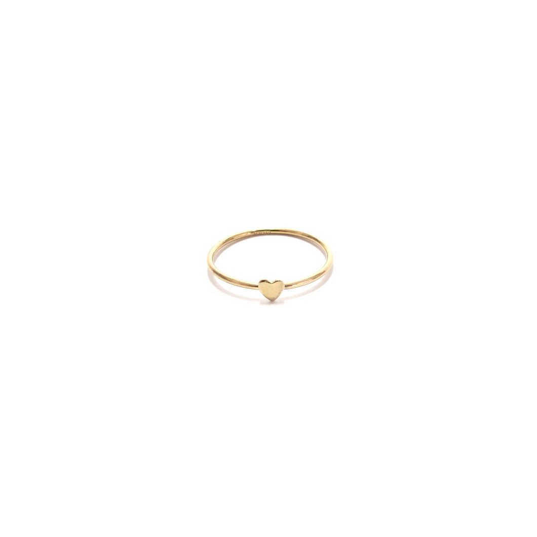 tiny heart ring