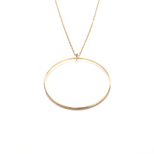 Load image into Gallery viewer, large ring long necklace