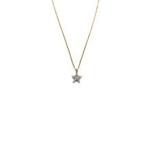 Load image into Gallery viewer, tiny pave diamond star necklace