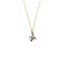 Load image into Gallery viewer, pave diamond banana necklace