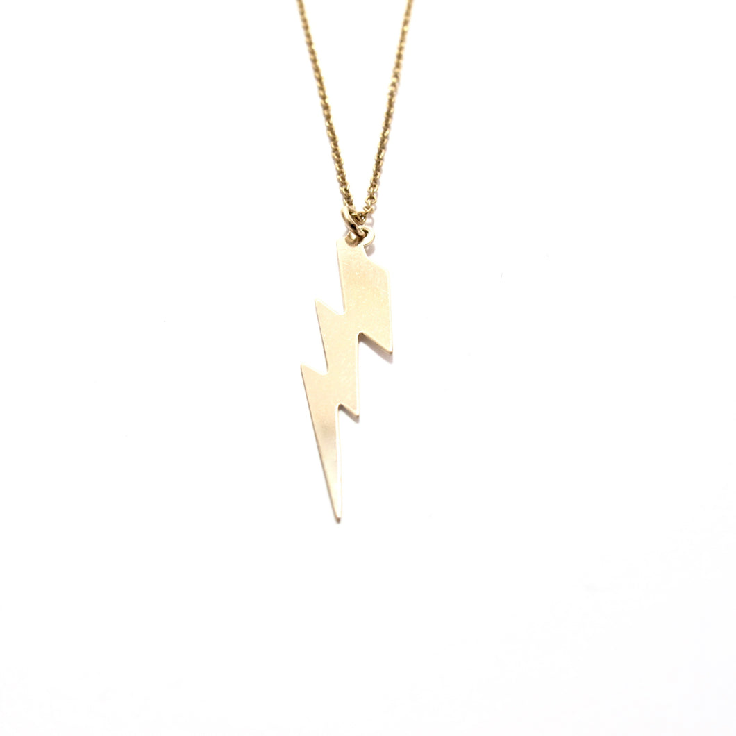 large lightning necklace