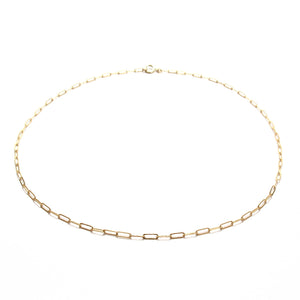 fine link chain necklace