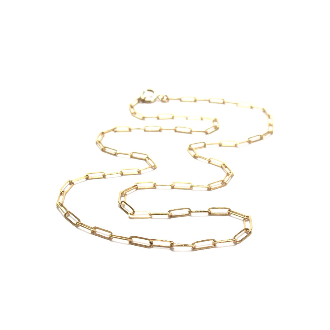 fine link chain necklace