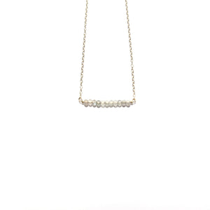 line of labradorite necklace