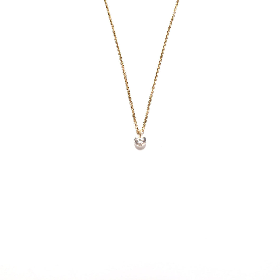 tiny sparkle necklace