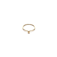 Load image into Gallery viewer, single gold bead ring