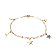 Load image into Gallery viewer, multi gold stars bracelet
