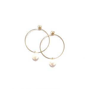 pearl medium hoops
