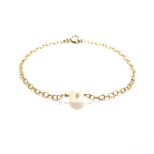Load image into Gallery viewer, single pearl bracelet