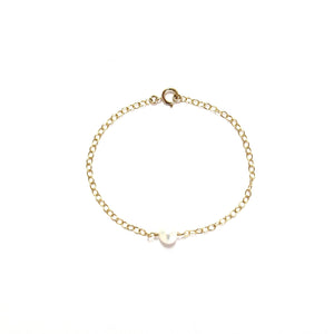 single pearl bracelet