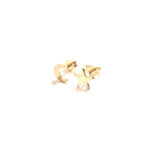 Load image into Gallery viewer, moon and star stud earrings