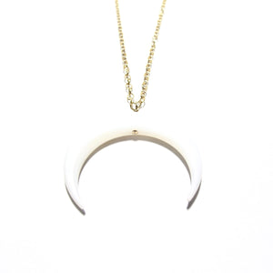 mother of pearl moon necklace