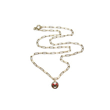 Load image into Gallery viewer, tiny heart eyes necklace