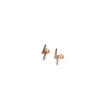 Load image into Gallery viewer, lightning bolt stud earrings