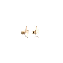 Load image into Gallery viewer, lightning bolt stud earrings