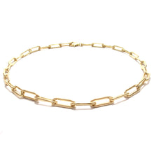Load image into Gallery viewer, chunky long link necklace