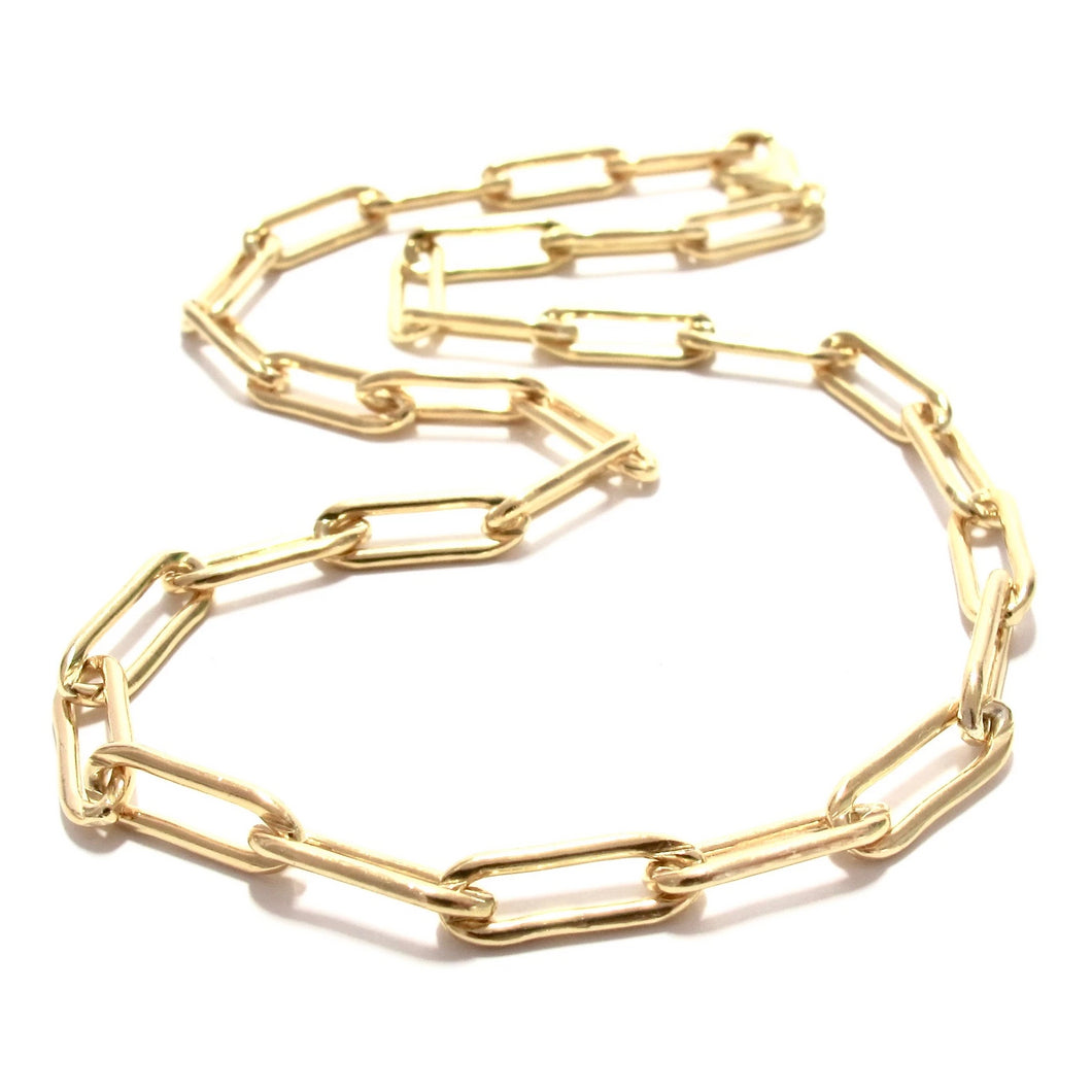 chunky long link necklace