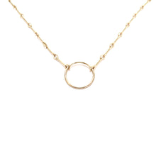 Load image into Gallery viewer, bar chain ring necklace