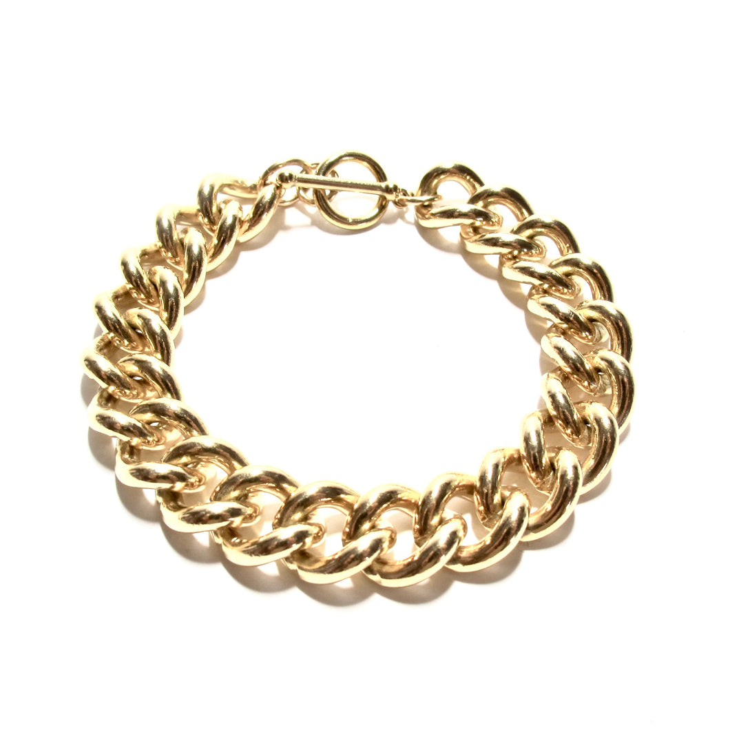 mega chunky curb bracelet