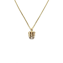 Load image into Gallery viewer, small crown necklace