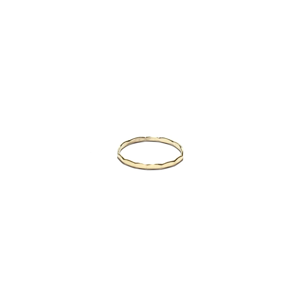 hammered ring