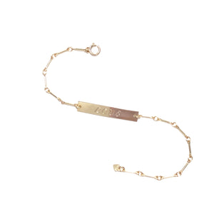 love engraved ID bracelet